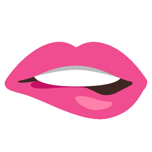 Biting Lip Emoji Google-animated