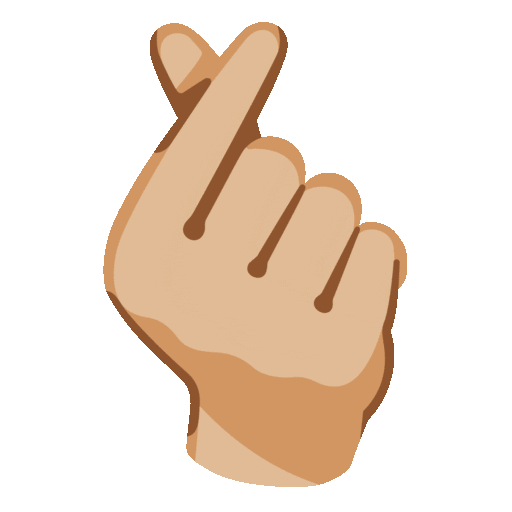 Hand With Index Finger And Thumb Crossed Emoji Google-animated