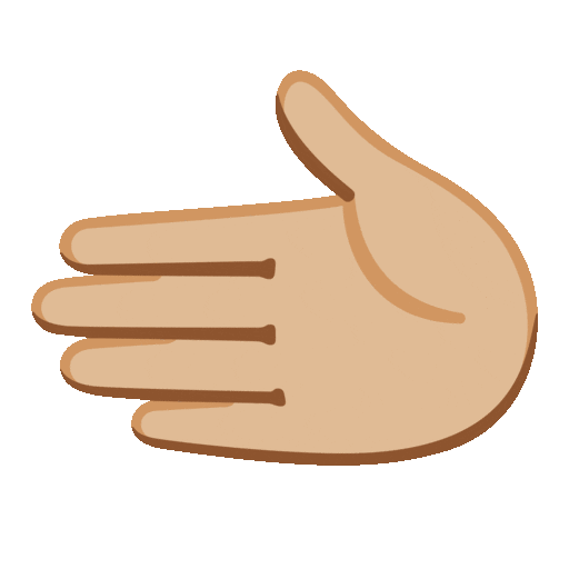 Leftwards Hand Emoji Google-animated