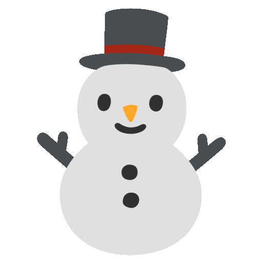 Snowman Without Snow Emoji Google-animated