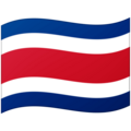 Flag Costa Rica Emoji Google