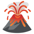 Volcano Emoji Google