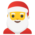 Santa Claus Emoji Google