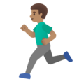Man Running Emoji Google