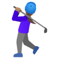Woman Golfing Emoji Google