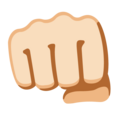 Oncoming Fist Emoji Google