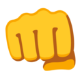 Oncoming Fist Emoji Google