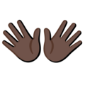 Open Hands Emoji Google