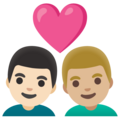 Couple With Heart Man Man Emoji Google