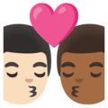 Kiss Man Man Emoji Google