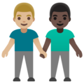 Men Holding Hands Emoji Google