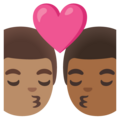Kiss Man Man Emoji Google