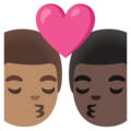 Kiss Man Man Emoji Google