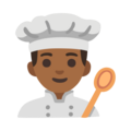 Man Cook Emoji Google