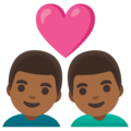 Couple With Heart Man Man Emoji Google