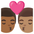 Kiss Man Man Emoji Google