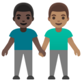 Men Holding Hands Emoji Google