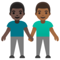 Men Holding Hands Emoji Google