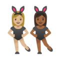 Women With Bunny Ears Emoji Google