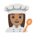 Woman Cook Emoji Google