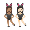 Women With Bunny Ears Emoji Google