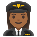 Woman Pilot Emoji Google
