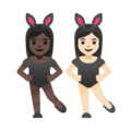 Women With Bunny Ears Emoji Google