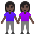 Women Holding Hands Emoji Google
