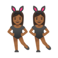 Women With Bunny Ears Emoji Google