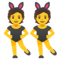 People With Bunny Ears Emoji Google