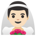 Man With Veil Emoji Google
