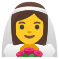 Woman With Veil Emoji Google