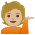 Person Tipping Hand Emoji Google