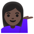 Woman Tipping Hand Emoji Google