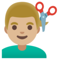 Man Getting Haircut Emoji Google