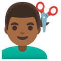 Man Getting Haircut Emoji Google