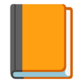 Orange Book Emoji Google