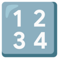 Input Numbers Emoji Google