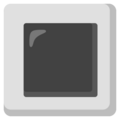 White Square Button Emoji Google