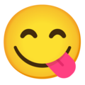 Face Savoring Food Emoji Google