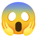 Face Screaming In Fear Emoji Google