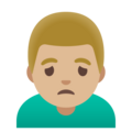 Man Frowning Emoji Google