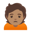 Person Frowning Emoji Google