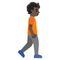 Person Walking Facing Right Emoji Google
