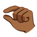 Pinching Hand Emoji Google