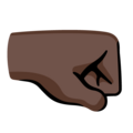Right Facing Fist Emoji Google