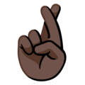 Crossed Fingers Emoji Google
