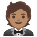Person In Tuxedo Emoji Google