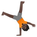 Person Cartwheeling Emoji Google