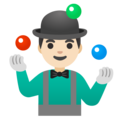 Man Juggling Emoji Google